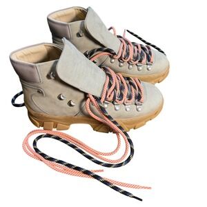 Another Project Anthropologie Hedwig Leather Chunky Hiking Boots Portugal 6 US